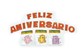 Faixa feliz aniversário 